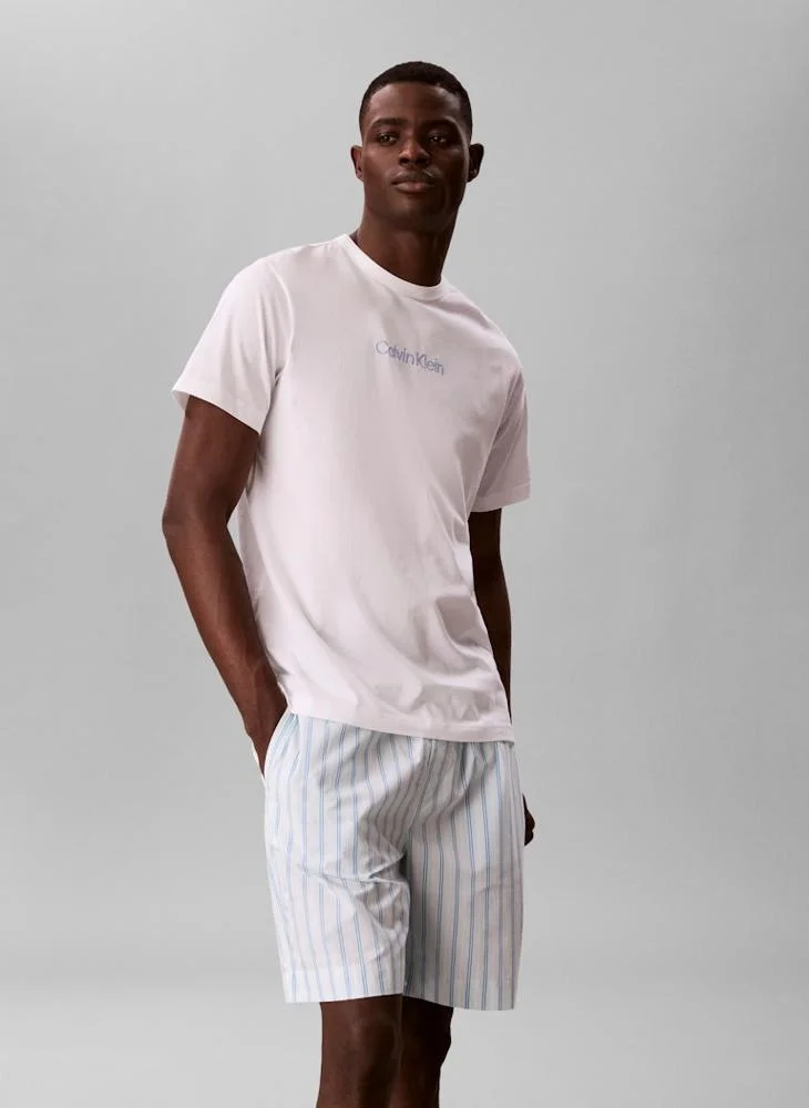 CALVIN KLEIN  Logo T-Shirt And Shorts Set for Men | Best Price UAE